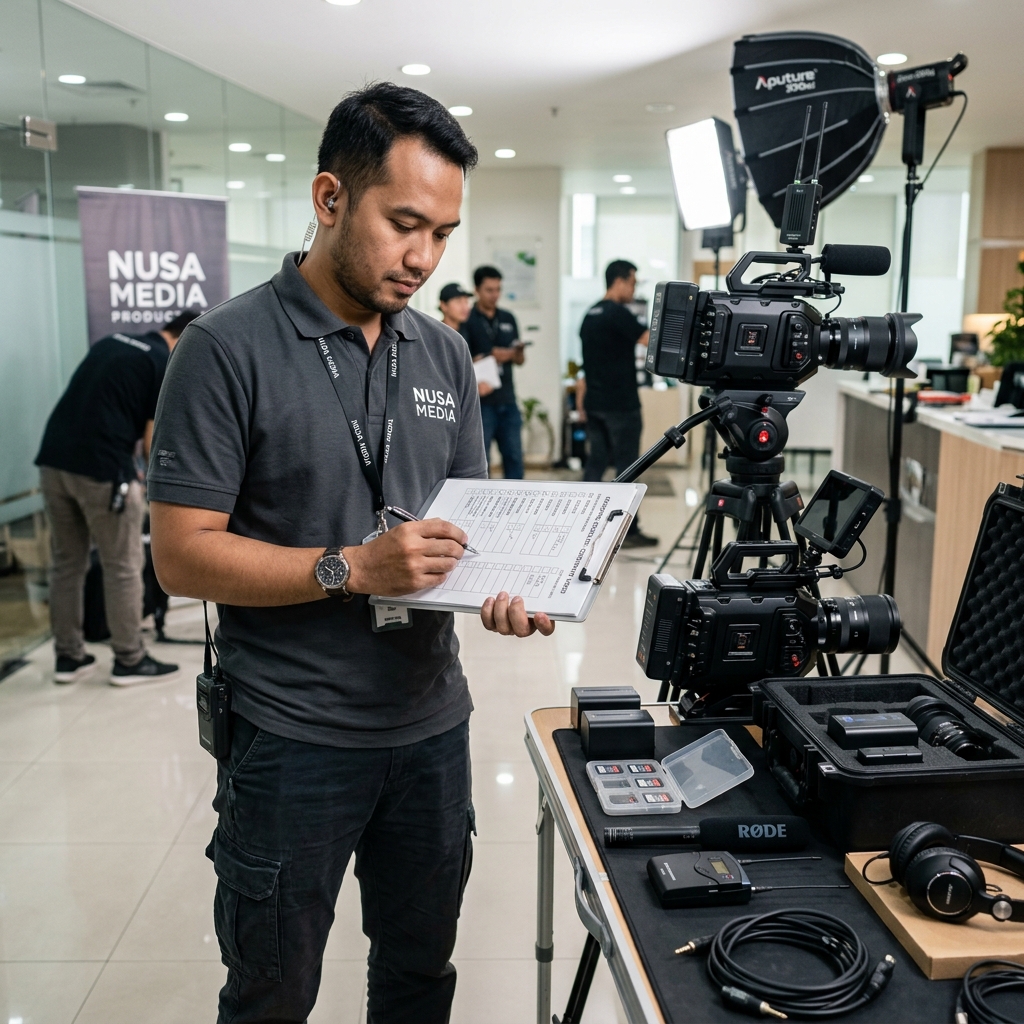 Checklist Persiapan Shooting Video Perusahaan di Samarinda