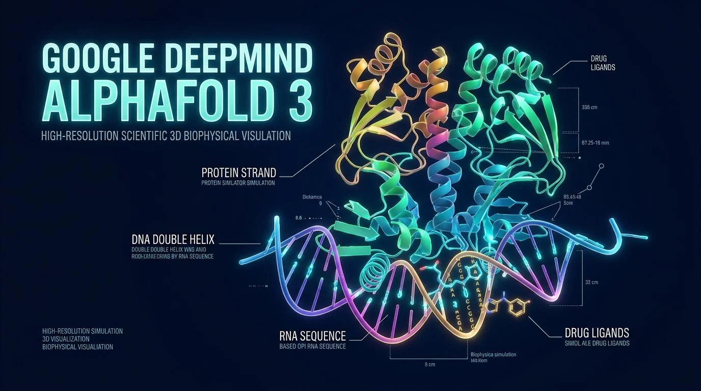 AlphaFold 3: Terobosan AI Google DeepMind Petakan Struktur Semua Molekul Kehidupan untuk Akselerasi Terapi Penyakit