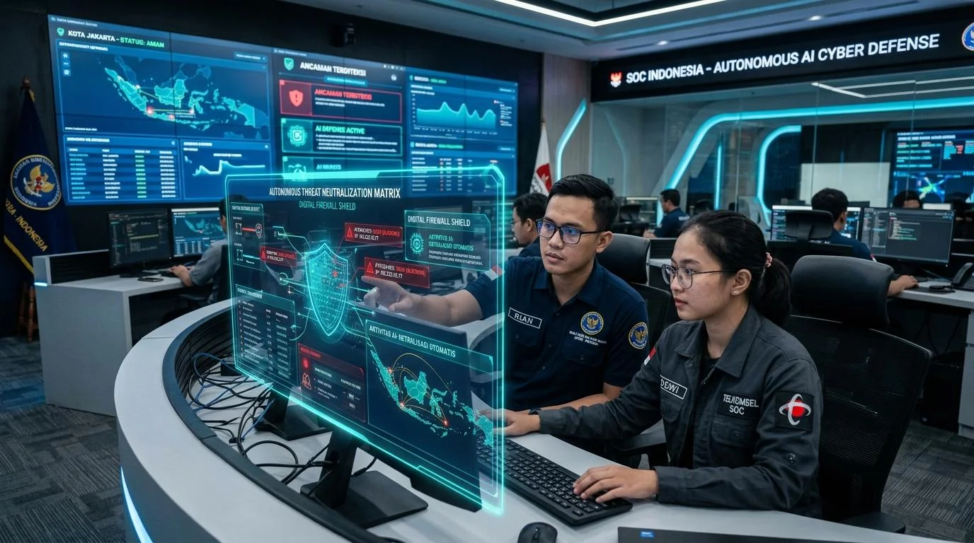 Autonomous Cyber Defense: Bagaimana AI Menjadi Perisai Otomatis Menghalau Serangan Siber Modern