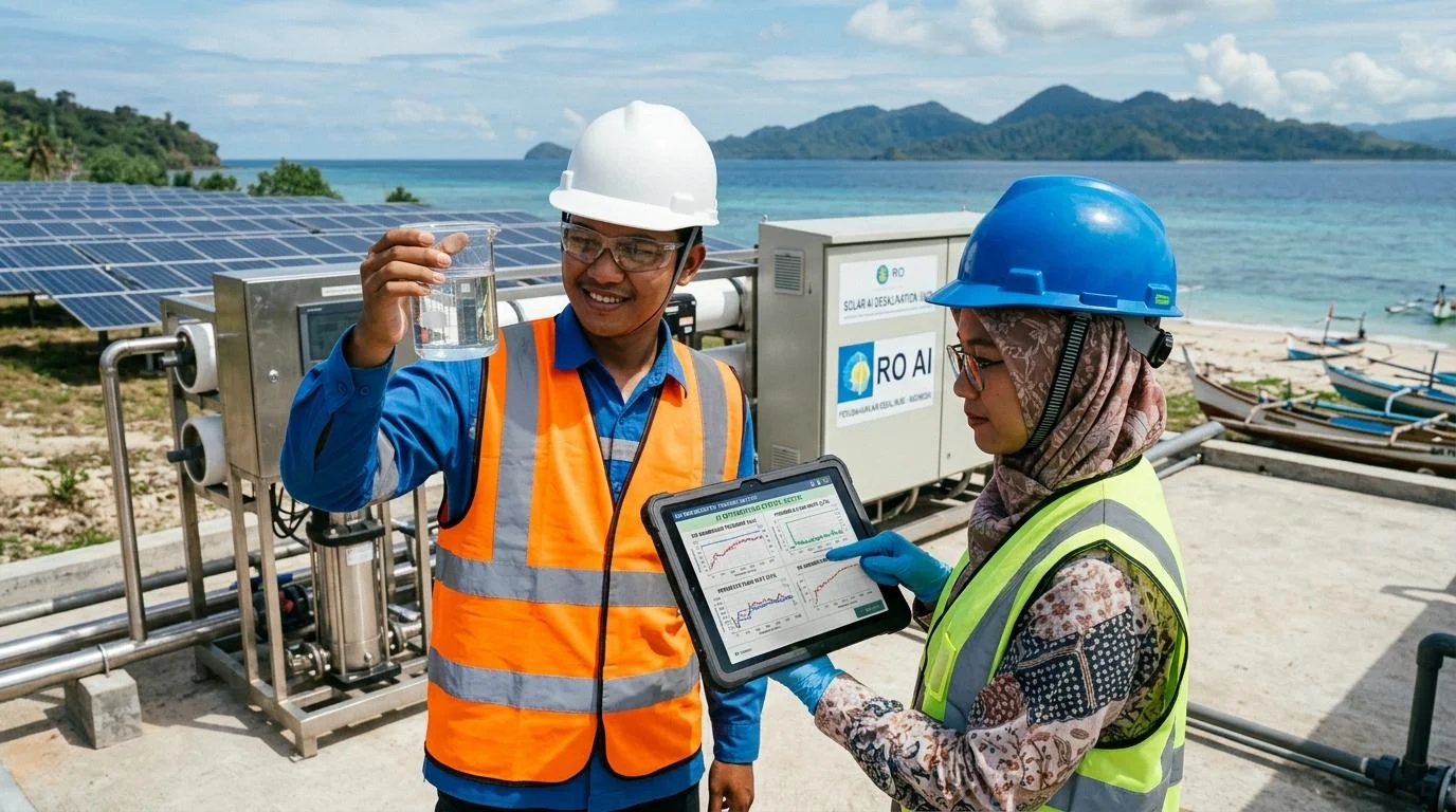 Desalinasi Cerdas Berbasis AI: Hemat Energi 70% dan Buka Akses Air Bersih Tanpa Bahan Kimia