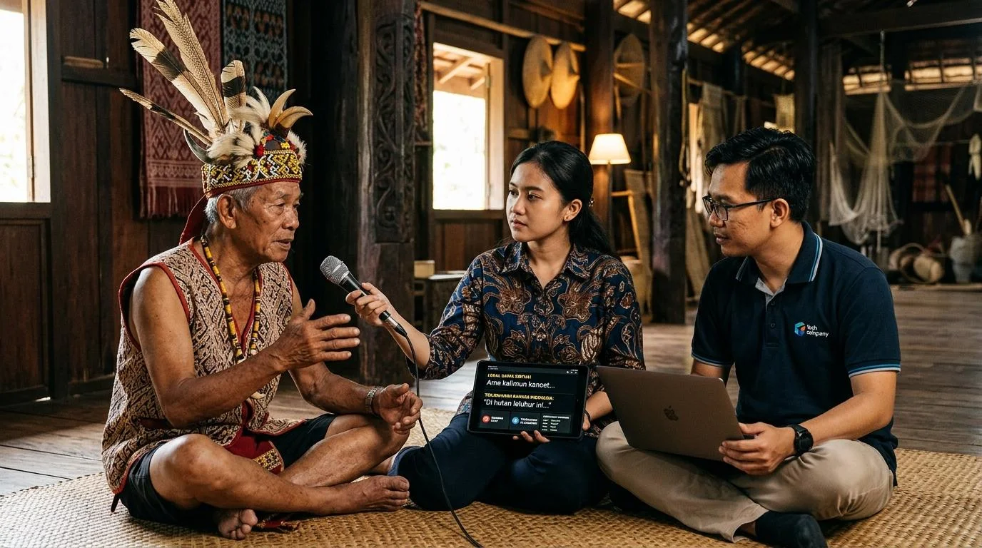 Kecerdasan Buatan Pelestari Budaya: Model AI Bahasa Nusantara Rawat Ratusan Bahasa Daerah dari Kepunahan