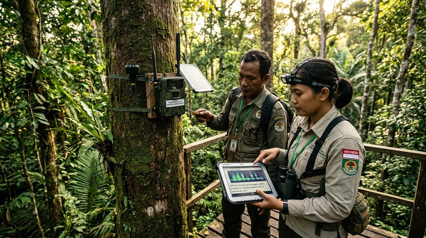 Menjaga Hutan Tropis dengan Telinga Digital: AI Bioakustik Lindungi Biodiversitas dan Cegah Deforestasi