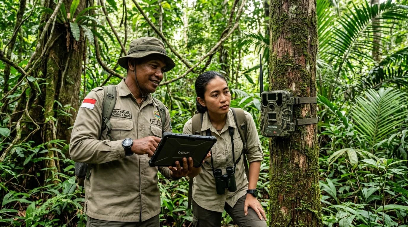 Perisai Satwa Liar AI: Kamera Cerdas dan Platform EarthRanger Gagalkan Perburuan Liar Gajah dan Badak