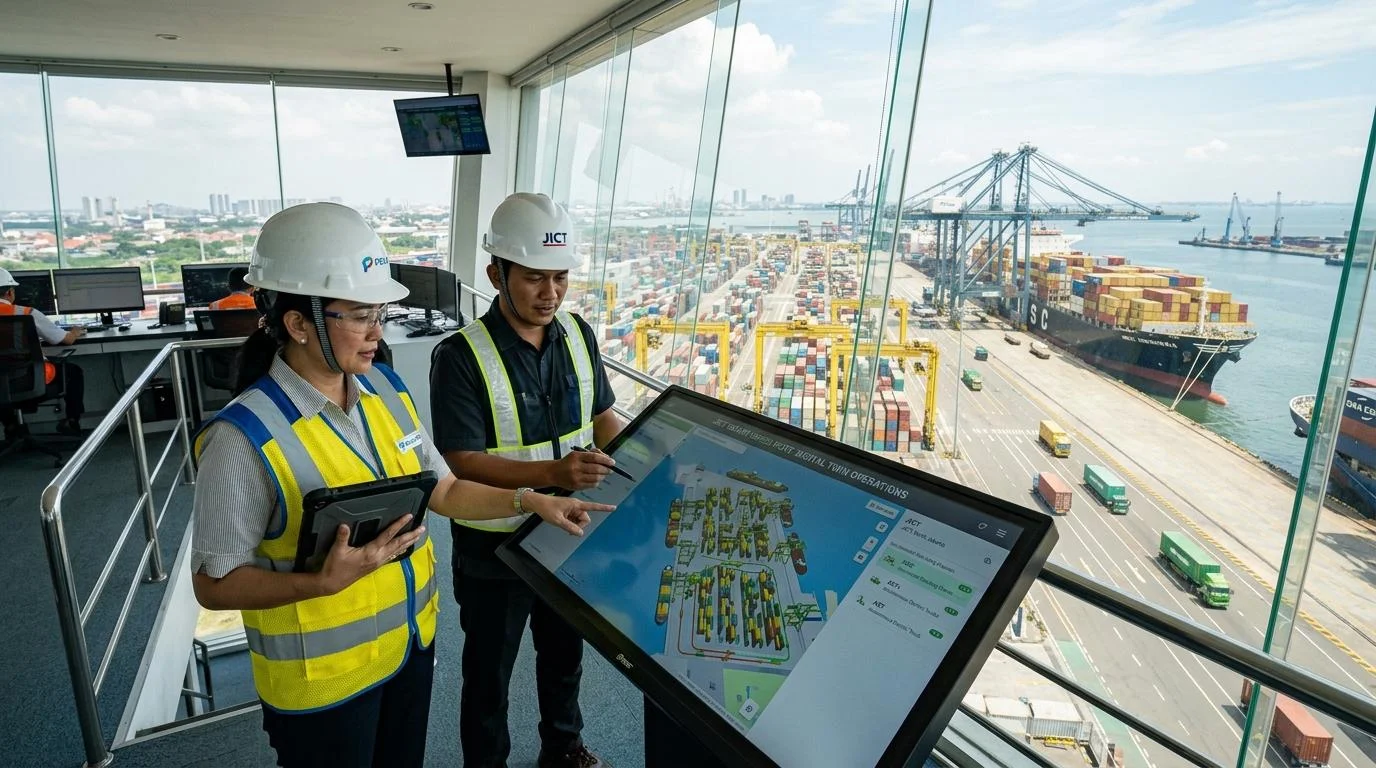 Smart Port Bertenaga AI: Otomasi Terminal Petikemas Pangkas Waktu Sandar Kapal dan Emisi Pelabuhan